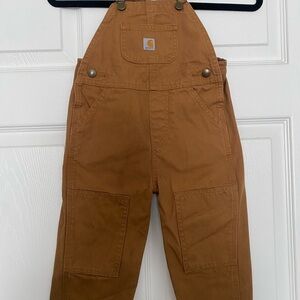 Carhartt Toddlers Overalls 2T- Brown